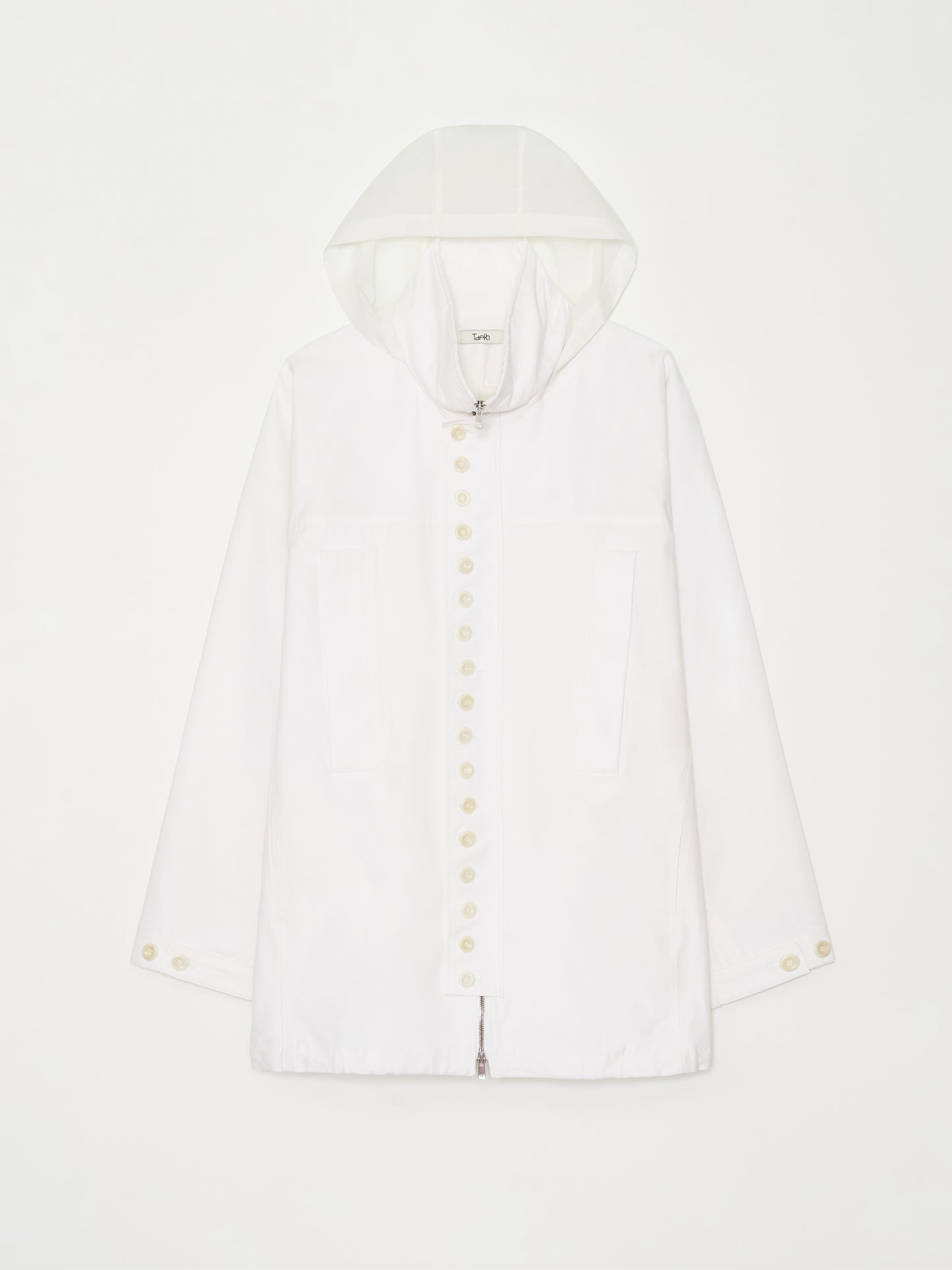 Buttoned up Mountain Parka 001 - White-Taekh-APOC STORE