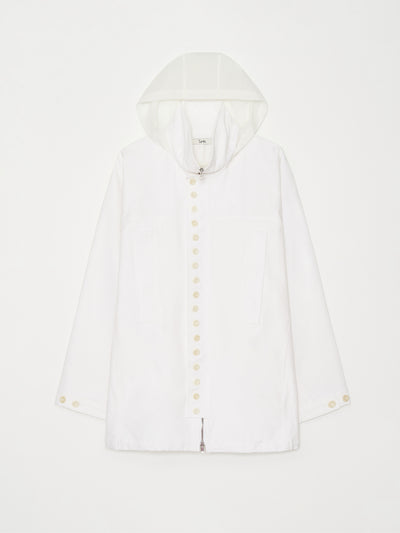 Buttoned up Mountain Parka 001 - White-Taekh-APOC STORE