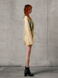 Open Back Mini Dress-Shers Studios-APOC STORE