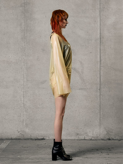 Open Back Mini Dress-Shers Studios-APOC STORE