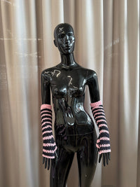 Mittens rose/black-TATi-APOC STORE