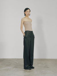 Black Low Rise Straight Denim Trousers-arc us arkus-APOC STORE
