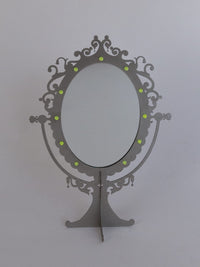 STUDDED VANITY MIRROR - NEONE GREEN-100100-APOC STORE