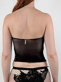 LACE TOP BLACK-Lou de Bètoly-APOC STORE