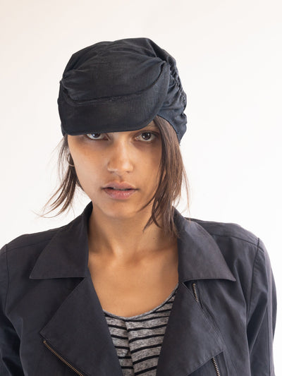 Short Brimmed Hat-Lucas Benjamin-APOC STORE