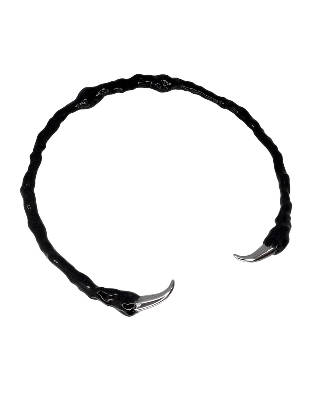 Black choker with spikes-CASPER DIY-APOC STORE