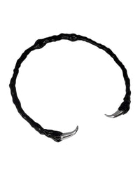 Black choker with spikes-CASPER DIY-APOC STORE
