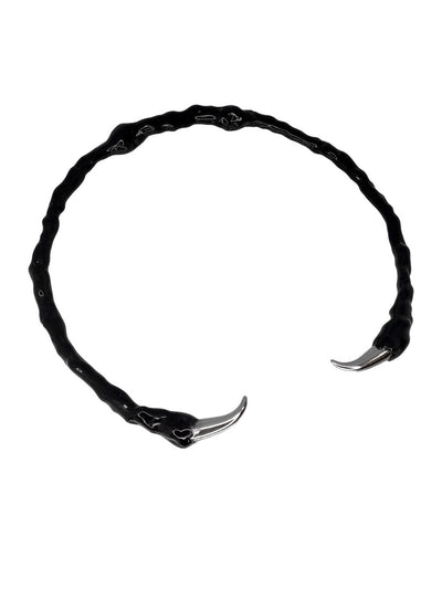 Black choker with spikes-CASPER DIY-APOC STORE