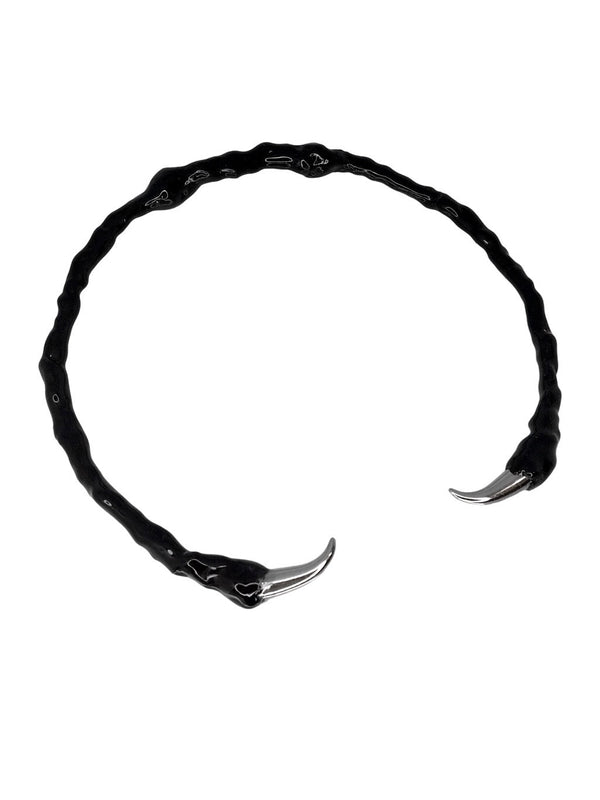 Black choker with spikes-CASPER DIY-APOC STORE