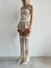 Crochet Stockings with relief lines-Nastyamasha-APOC STORE