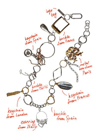 Charm chain belt-Alisa Cayoo-APOC STORE