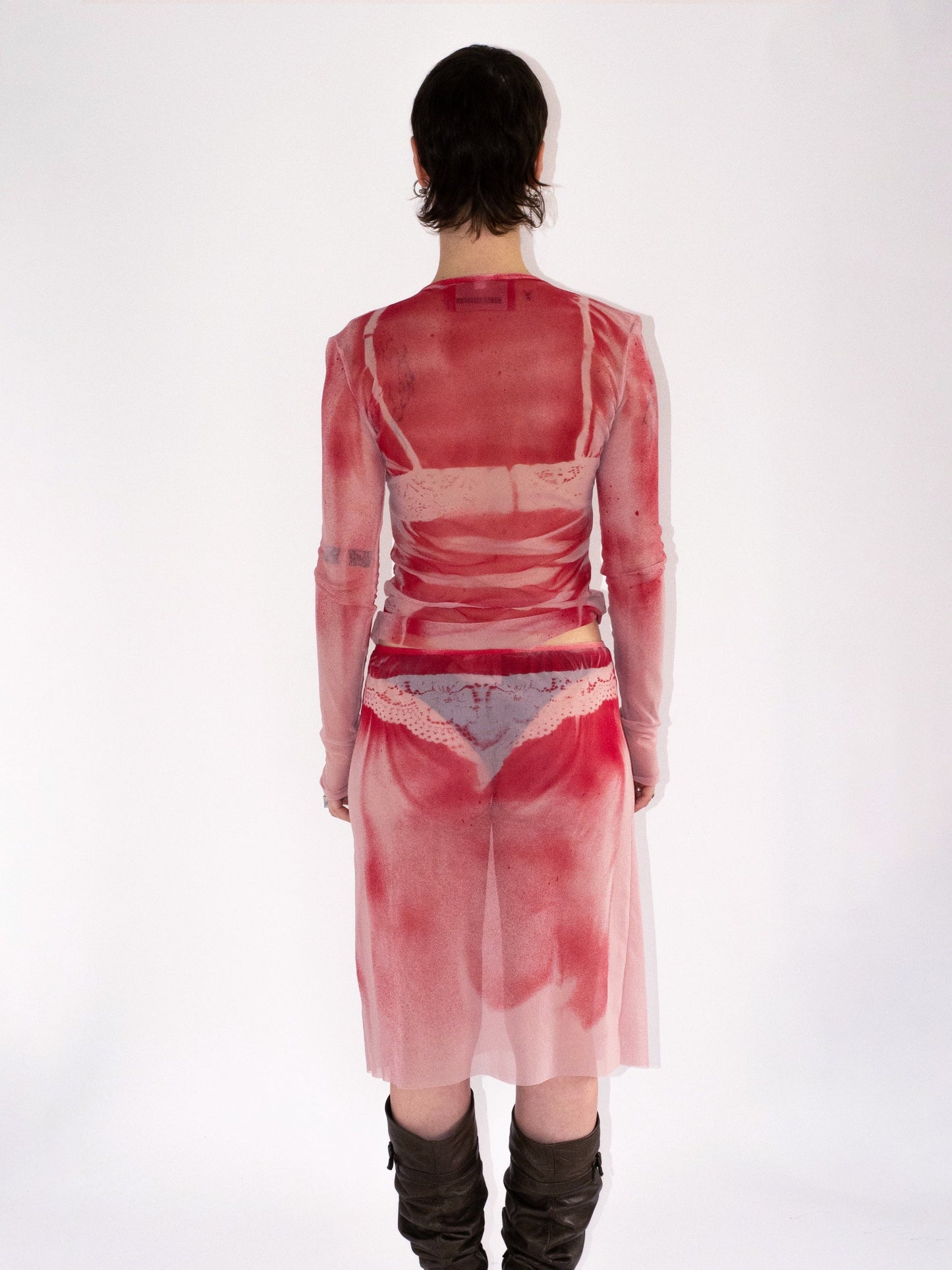 BLUSH SKIRT-Kenza Iatrides-APOC STORE