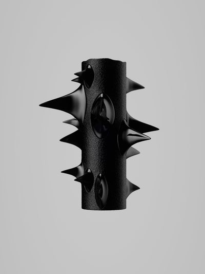 Stem Vase Black-Gast Studio-APOC STORE