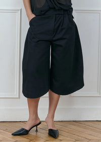 Swift Long Shorts in Black-PAIDEN-APOC STORE