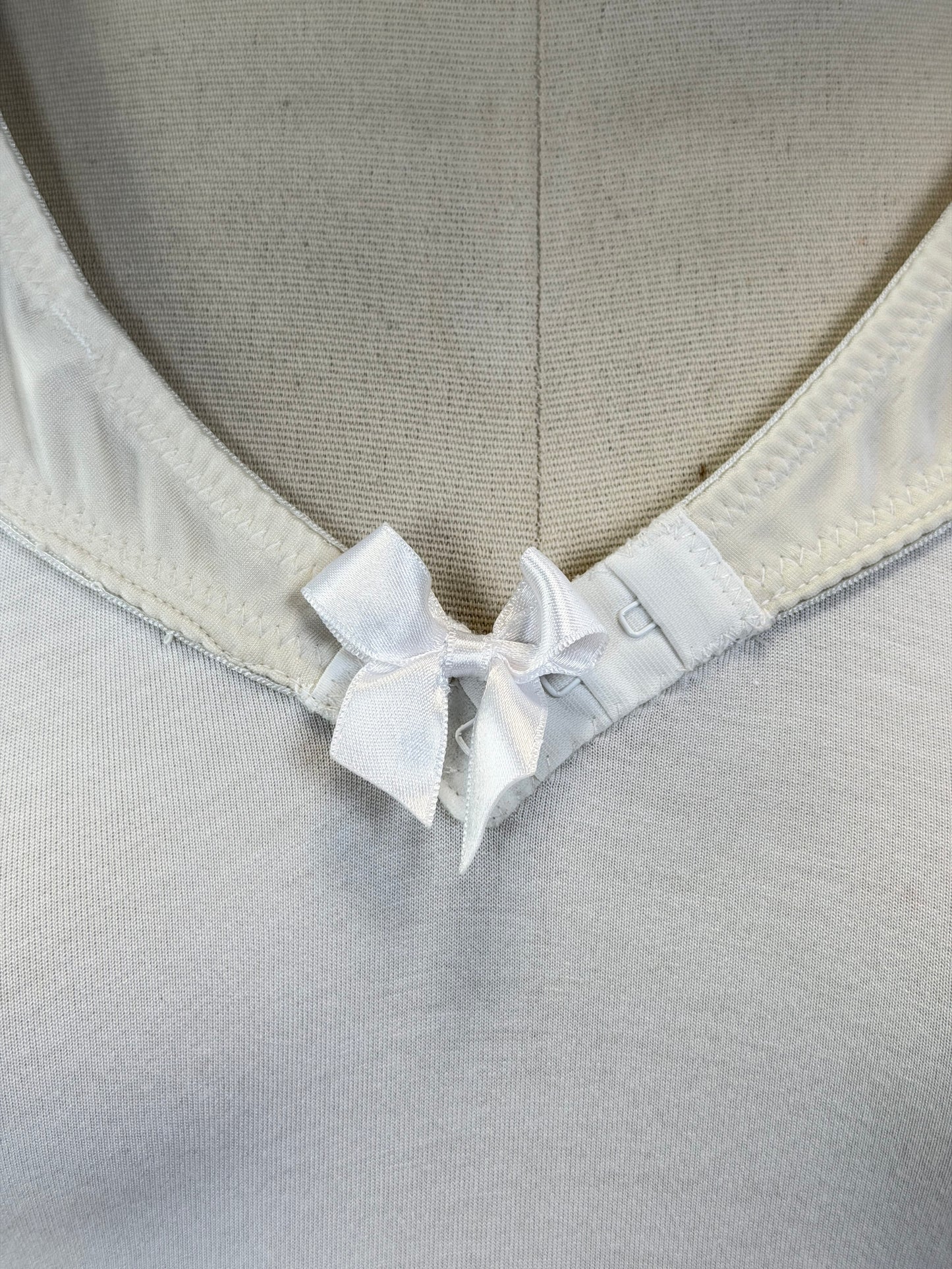 White Shoulderpad Bra Top-Lou de Bètoly-APOC STORE