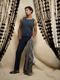 Knot Vest in Light Grey-Pedro Trindade-APOC STORE