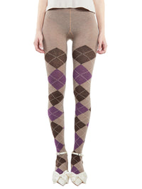 Classic Naomi Tights Pink and Brown-LAKRAS-APOC STORE