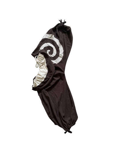 choco swirl balloon pants-Snake Divine-APOC STORE
