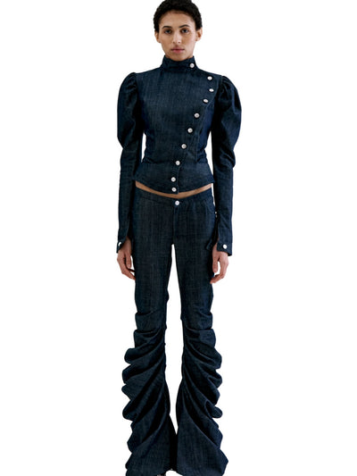 VICTORIAN DENIM JACKET-Clara Colette Miramon-APOC STORE