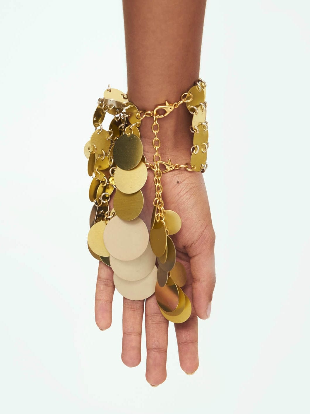 Aluminum Disc Bracelet - GOLD-JALACONDA-APOC STORE