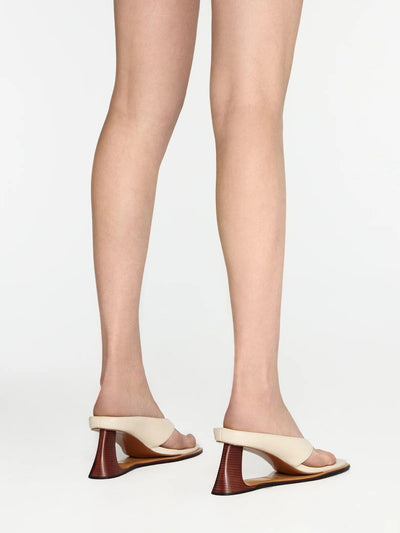 L’ABSURDE SANDAL - WHITE-MOTIRA-APOC STORE