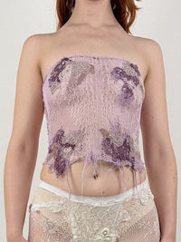 LACE TOP PURPLE-Lou de Bètoly-APOC STORE