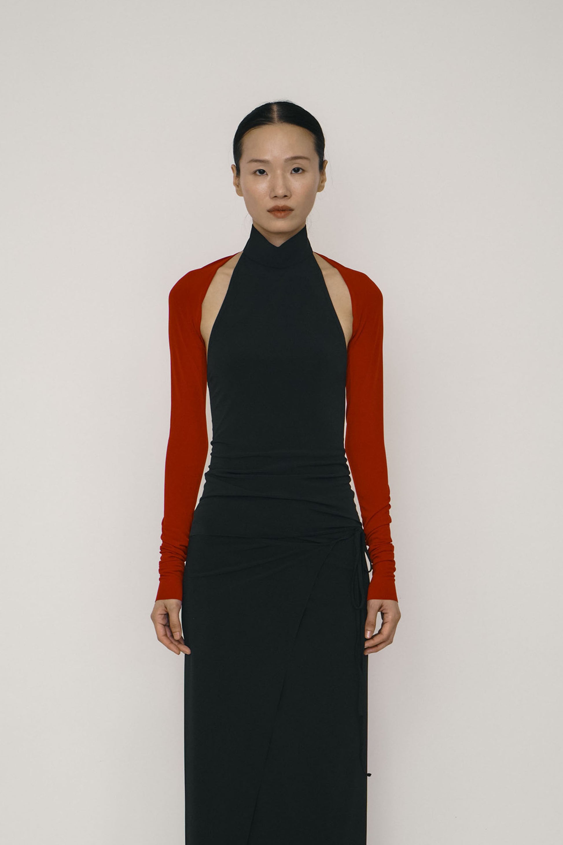 Red Skinny Arm Cover-arc us arkus-APOC STORE