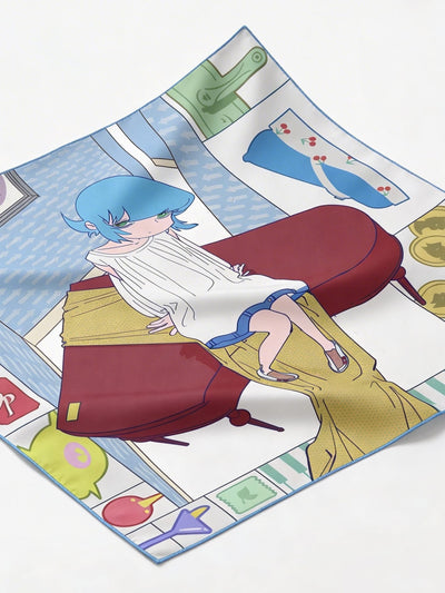 chöke.hq “Piano” Silk Scarf – China Travel Theme-Chöke-APOC STORE