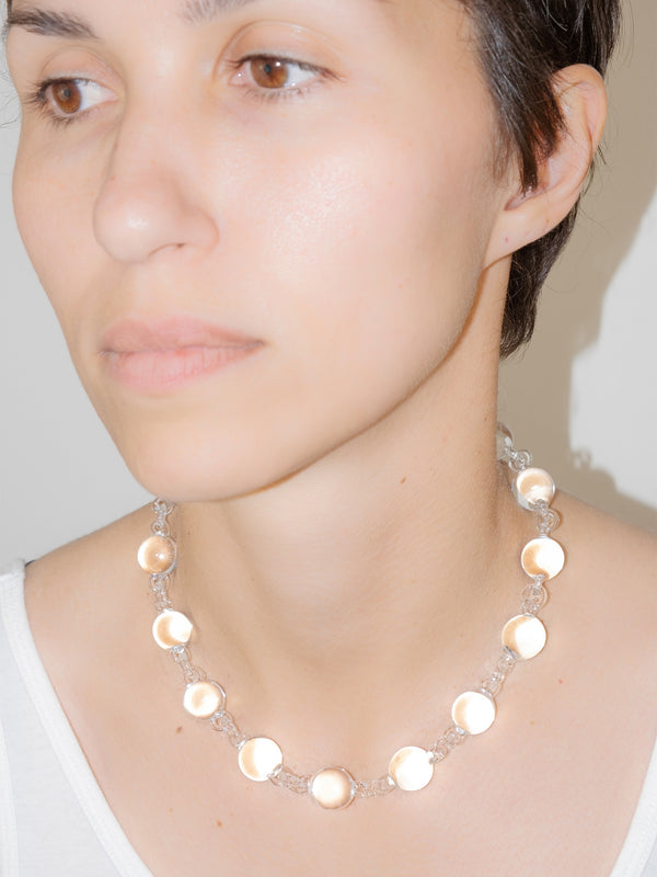 Orb Bold Necklace Transparent-Clara Schweers-APOC STORE