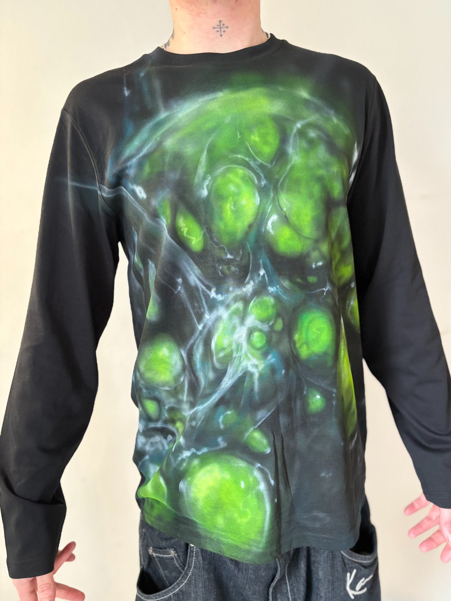 Green egg black longsleeve-Mia Violet-APOC STORE