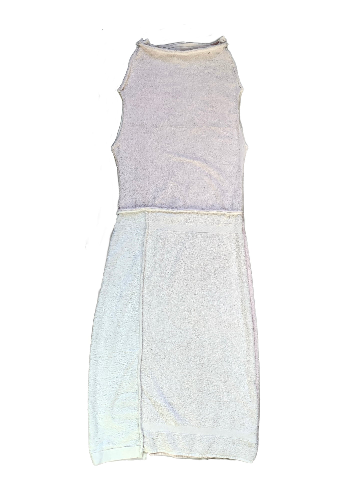 Mondrian Sleeveless Towel Dress-Polyhedron-APOC STORE