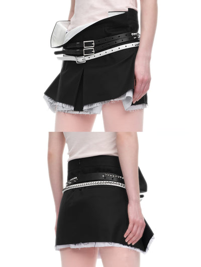 White Stud Belt-TRINITE Studio-APOC STORE