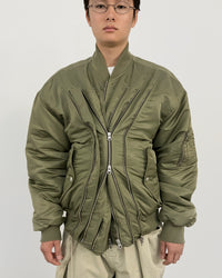 MULTI ZIP MA-1 KHAKI-EGNARTS-APOC STORE