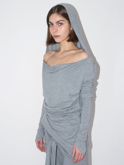 THE KNIGHT TOP light grey-Kenza Iatrides-APOC STORE
