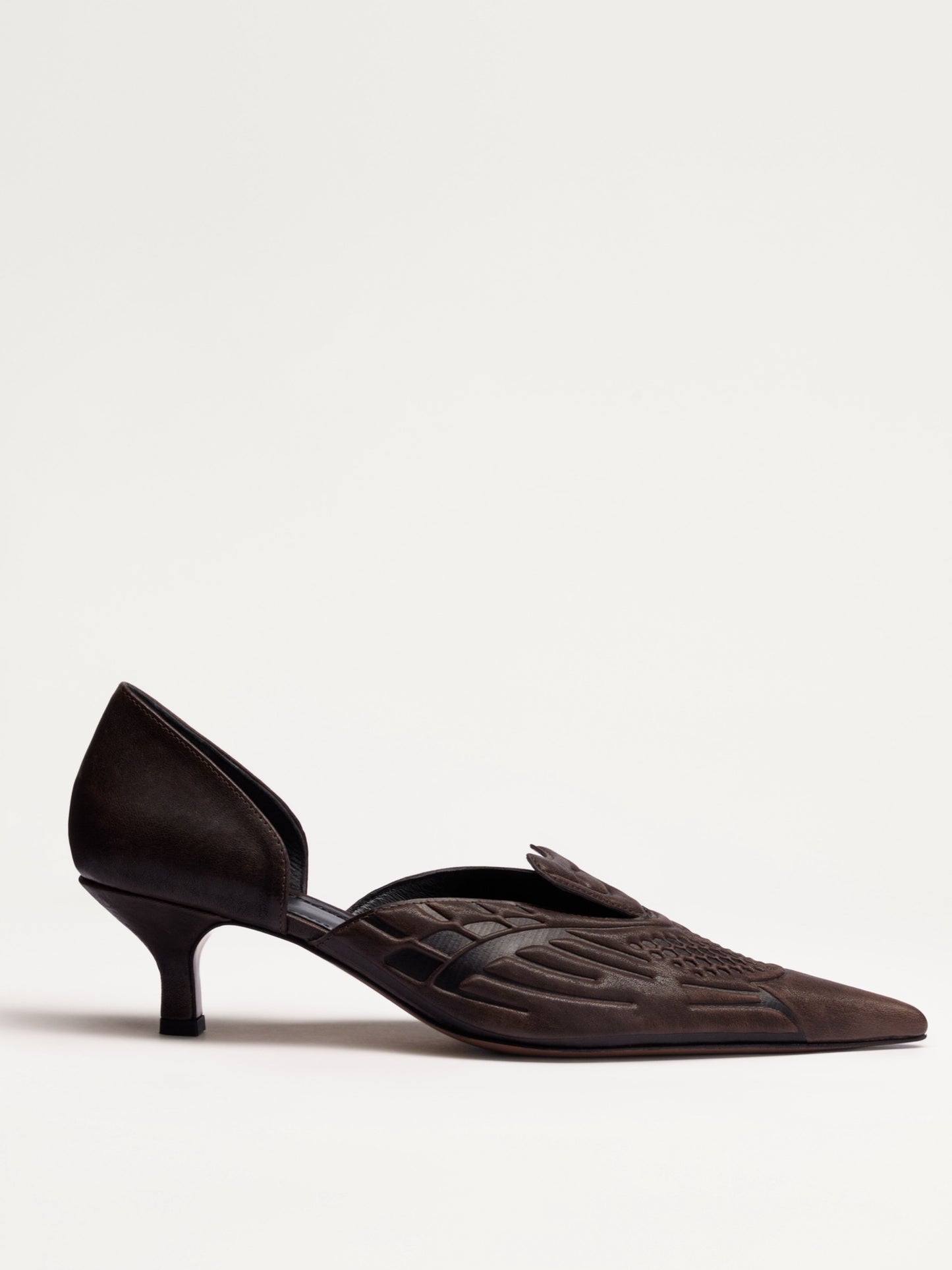 VCRN D'ORSAY PUMPS BROWN-Invasive Modification-APOC STORE