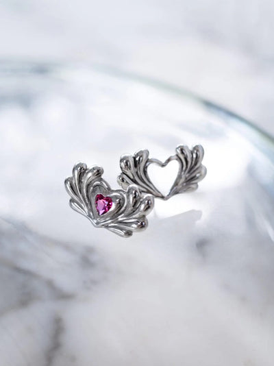 Mini Hearts Earrings-lokidolor-APOC STORE