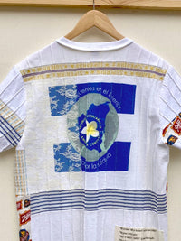 Pin-tuck Patchwork Shirts (White)-Jetpack Hom(m)e-APOC STORE