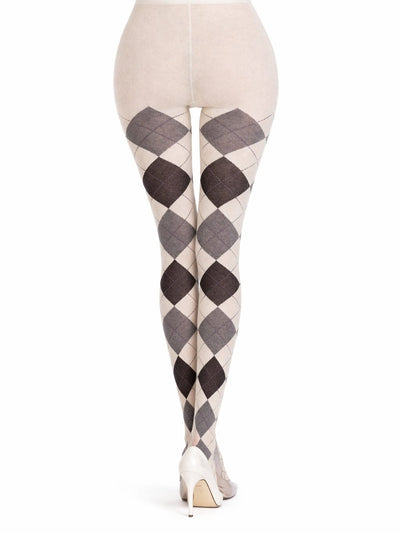 Classic Naomi Tights White and Grey-LAKRAS-APOC STORE