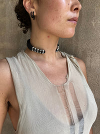 BLACK WOVEN CHOKER-TÔGENESIS-APOC STORE
