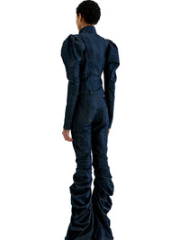 VICTORIAN DENIM JACKET-Clara Colette Miramon-APOC STORE