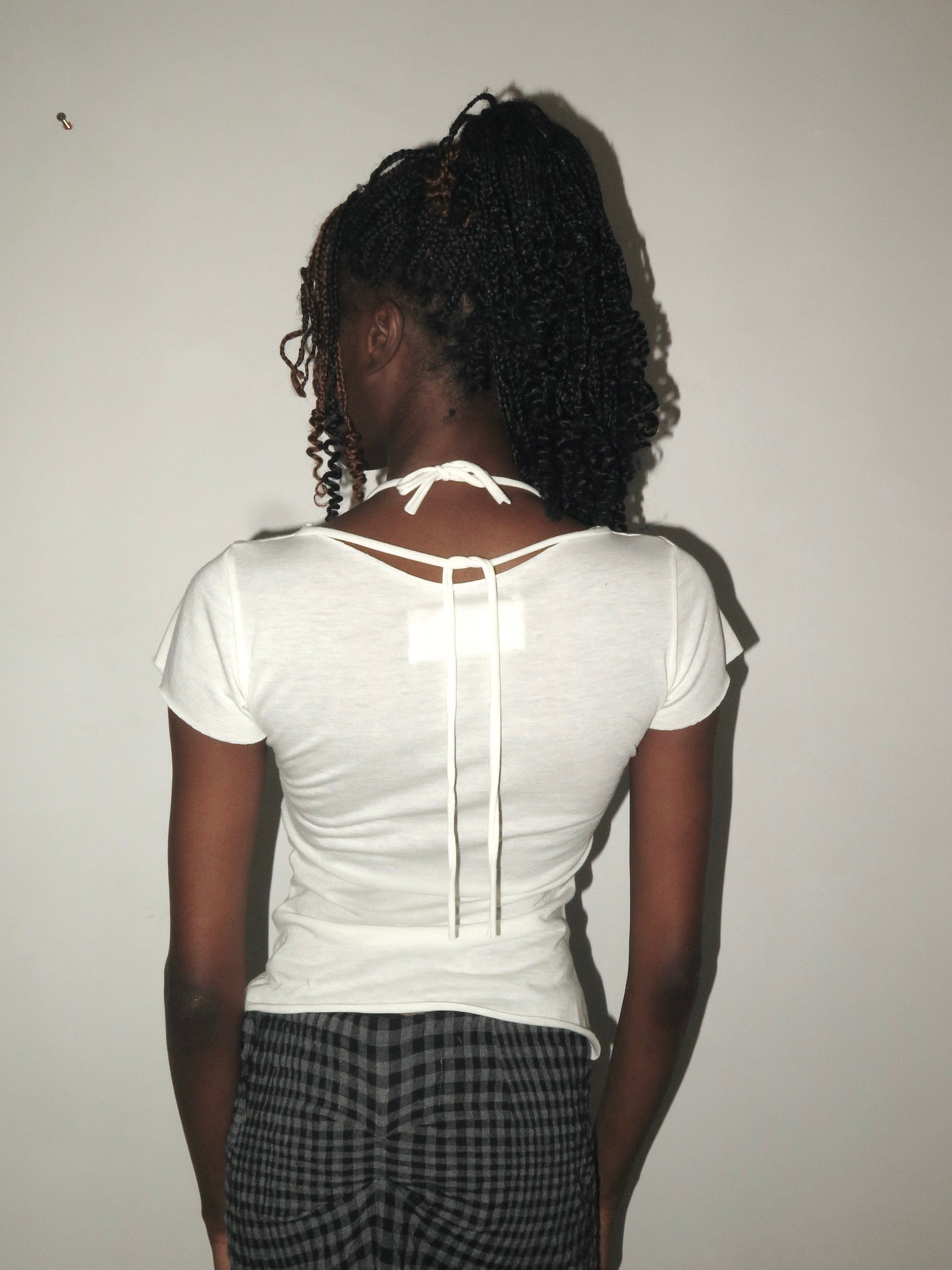 Alessia Top Shortsleeves Ivory-ATH-APOC STORE
