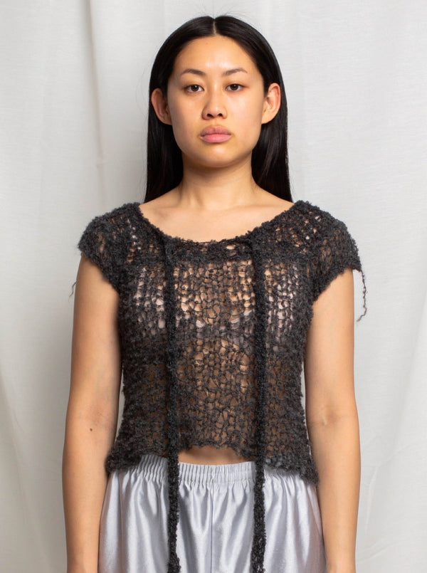 Alpaca Boucle Tie Tee-VAISSEAU-APOC STORE