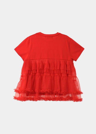 ROSE SYMPHONY SHORT SLEEVE RED-SAENGIN STUDIOS-APOC STORE