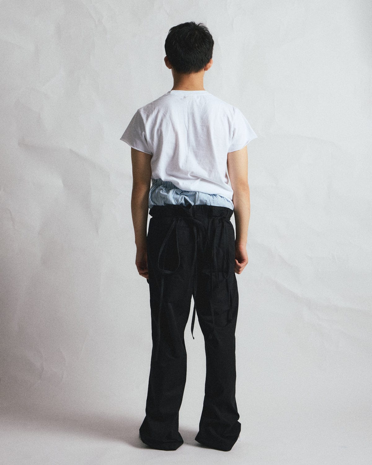 ADJUSTABLE COTTON PANTS BLACK-EGNARTS-APOC STORE