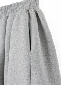 JERSEY BALLOON SHAH SKIRT GRAY-SAENGIN STUDIOS-APOC STORE