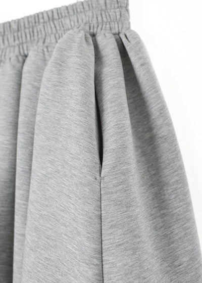 JERSEY BALLOON SHAH SKIRT GRAY-SAENGIN STUDIOS-APOC STORE