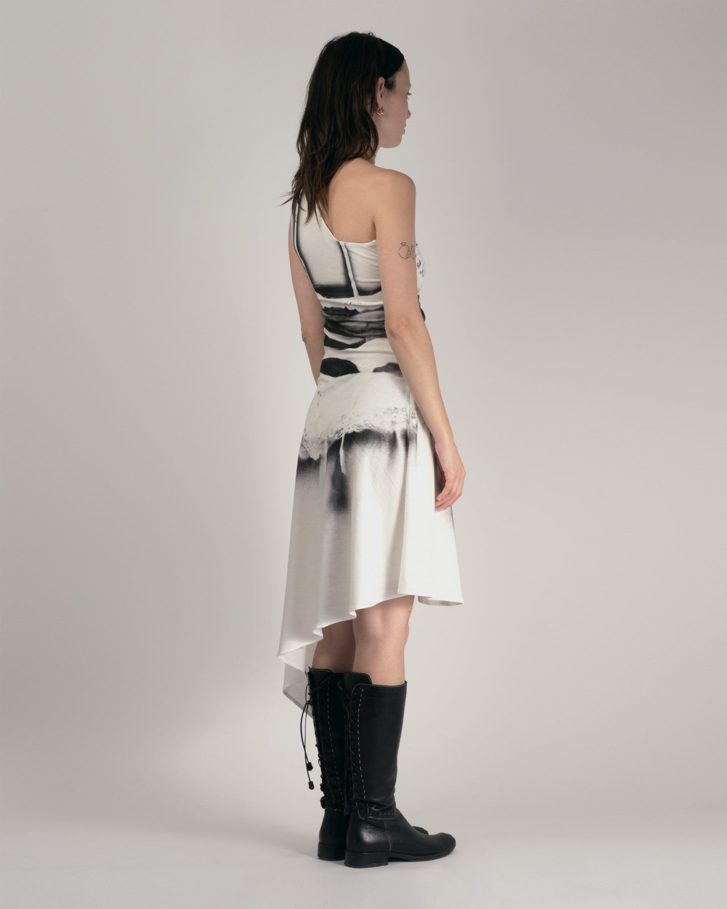 Lingerie dress white-Kenza Iatrides-APOC STORE