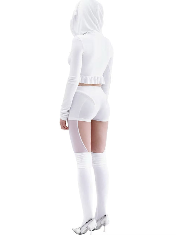 ASYMMETRICAL ZIP HOODIE-Clara Colette Miramon-APOC STORE