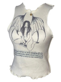 dark fairy knit top-Snake Divine-APOC STORE