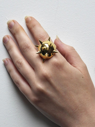 Gold Mace Ring-Rosie Grace Ward-APOC STORE